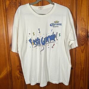 Corona Extra XL Vintage Graphic Tee White Regular